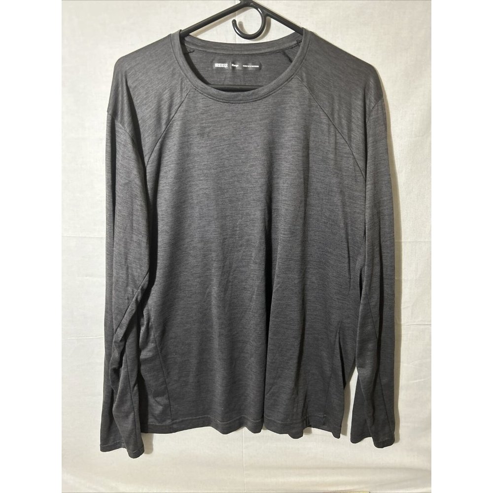 REI Co-op Men’s Long Sleeve Shirt X-Large Dark Gray Black Ultra Lightweight XL
